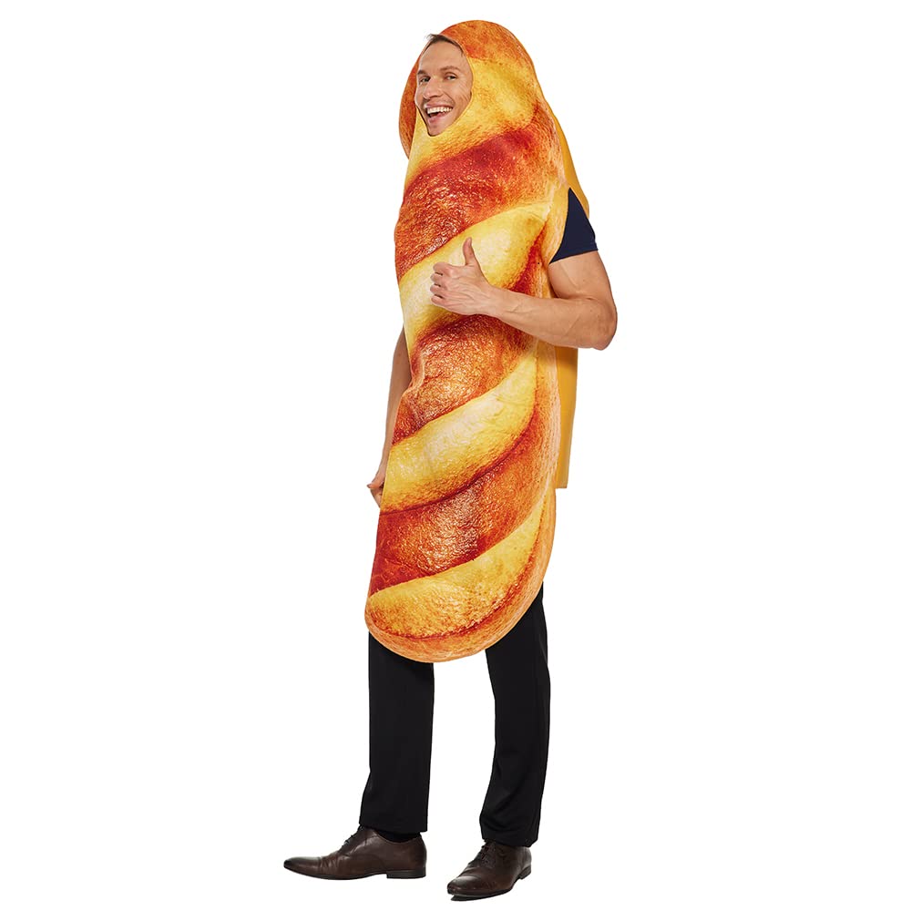 EraSpooky Adult Unisex Loaf of Bread Costume Fancy Dress Cosplay Halloween Party Outfit…