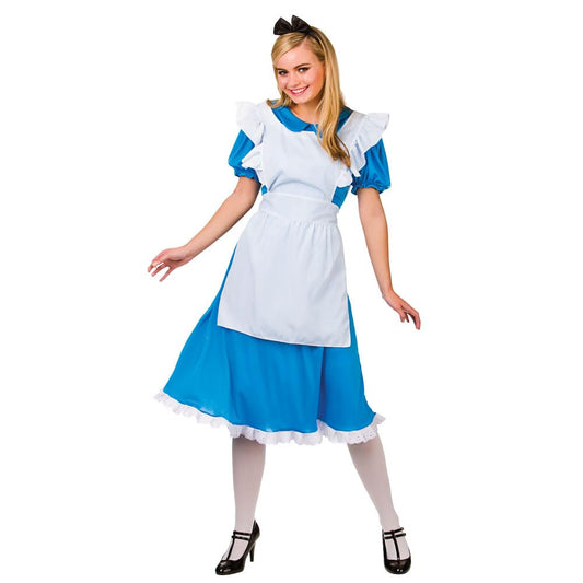 Wicked Costumes® Adult Women’s Storybook Alice Fancy Dress Costume – Classic Fairytale Outfit - Large (UK 18-20)