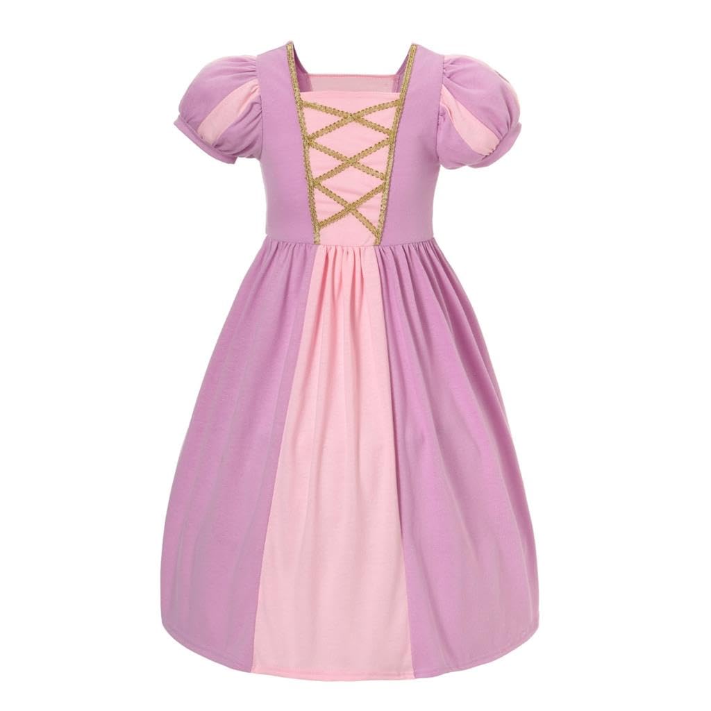 Lito Angels Girls Princess Costume, Purple, Age 4-5 Years