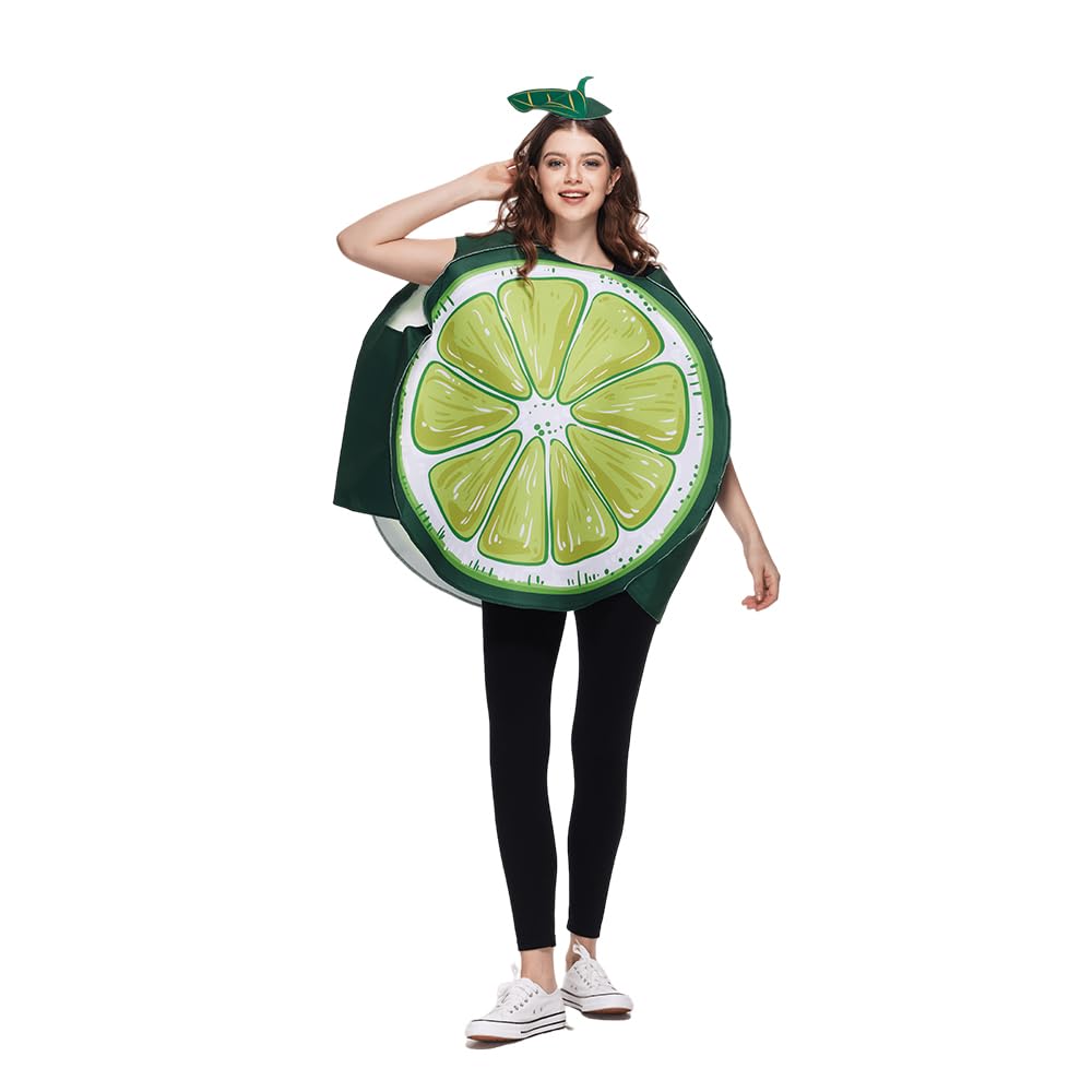 EraSpooky Vodka Bottle and Lime Couple's Tunic Costume Funny Halloween Adult Food Party Outfits Unisex