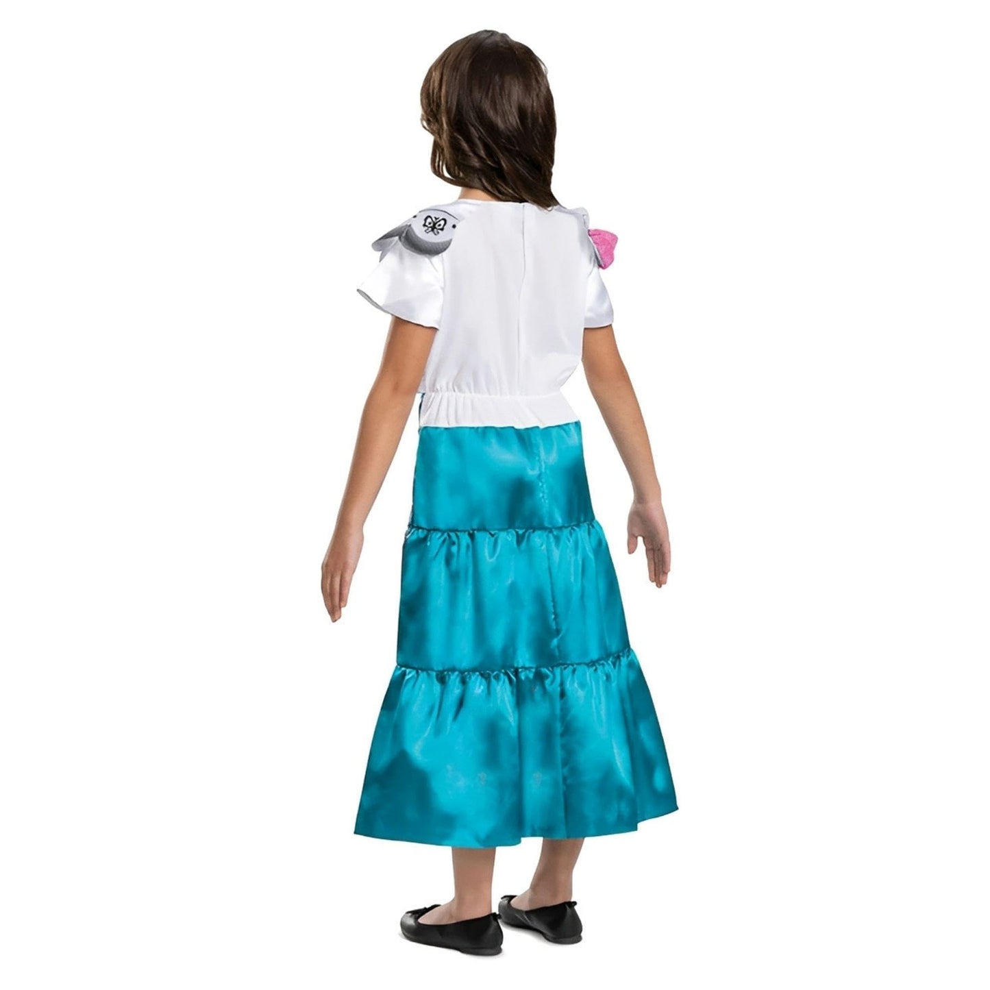 Disney Official Deluxe Mirabel Encanto Costume for Girls - Made with Super Soft Material - Mirabel Costume Kids, Christmas Halloween Princess Fancy Encanto Dress Up Outfit Cosplay Size S