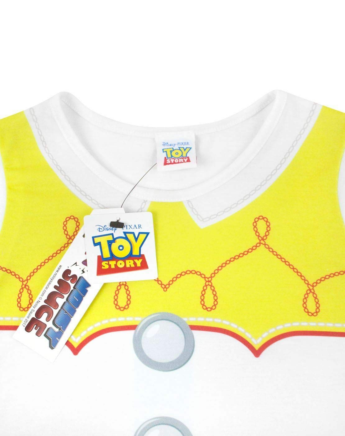 Disney Toy Story Jessie Costume Girl's Children's T-Shirt Top 5-6 Years White