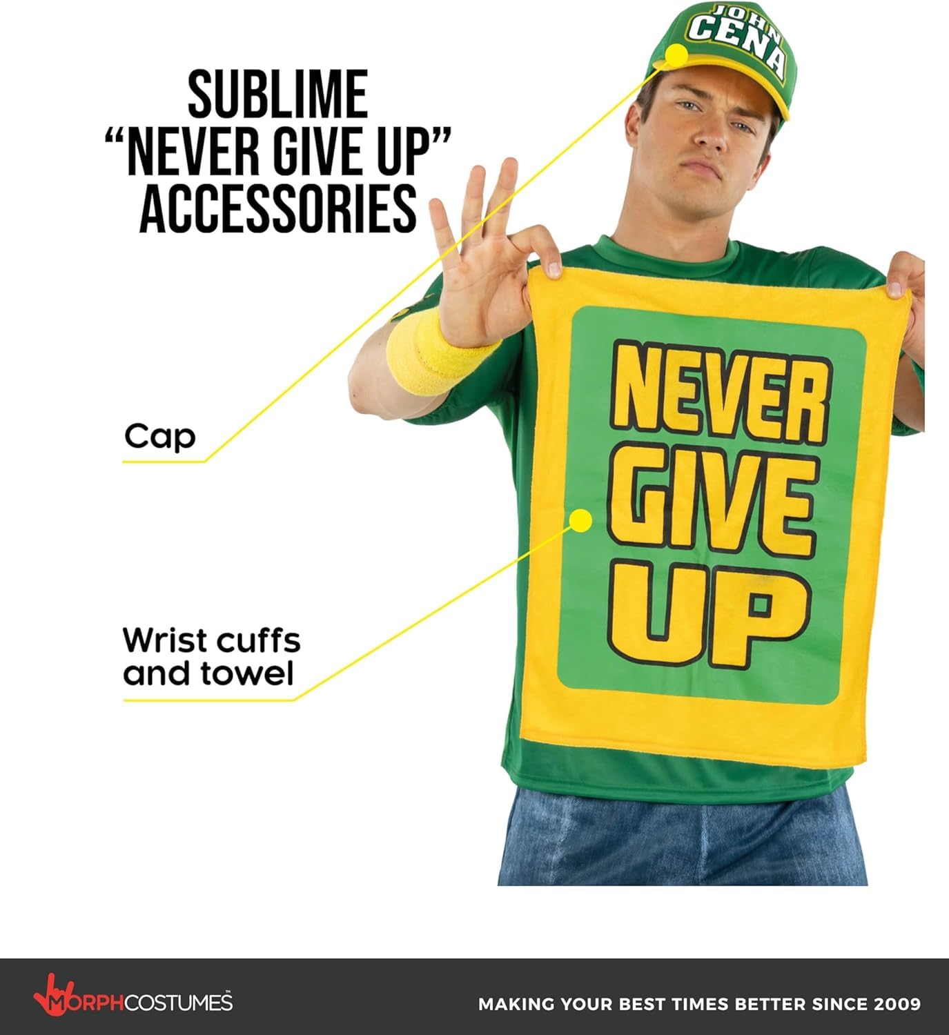 John Cena Costume - Wwe Costume - Wrestler Costumes - Halloween