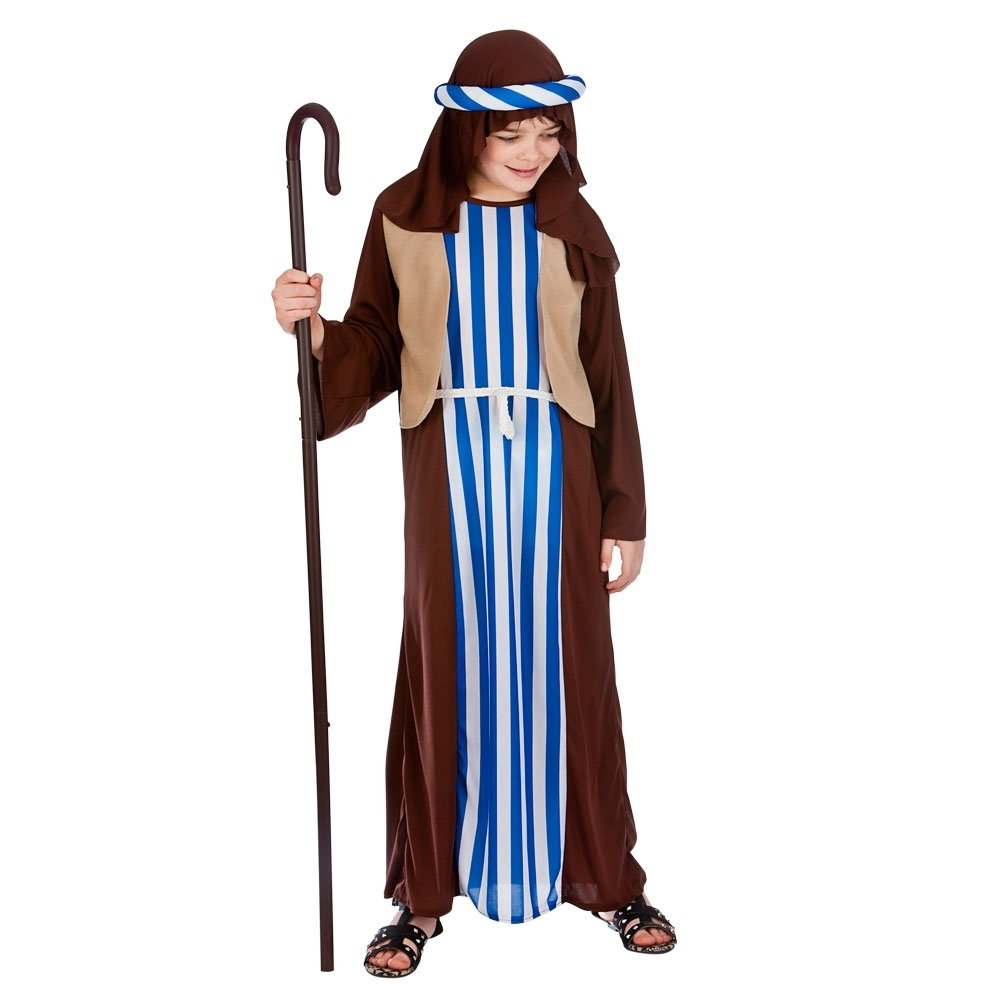 Wicked Costumes Kids Joseph Nativity Fancy Dress Costume - Medium (5-7 Years)