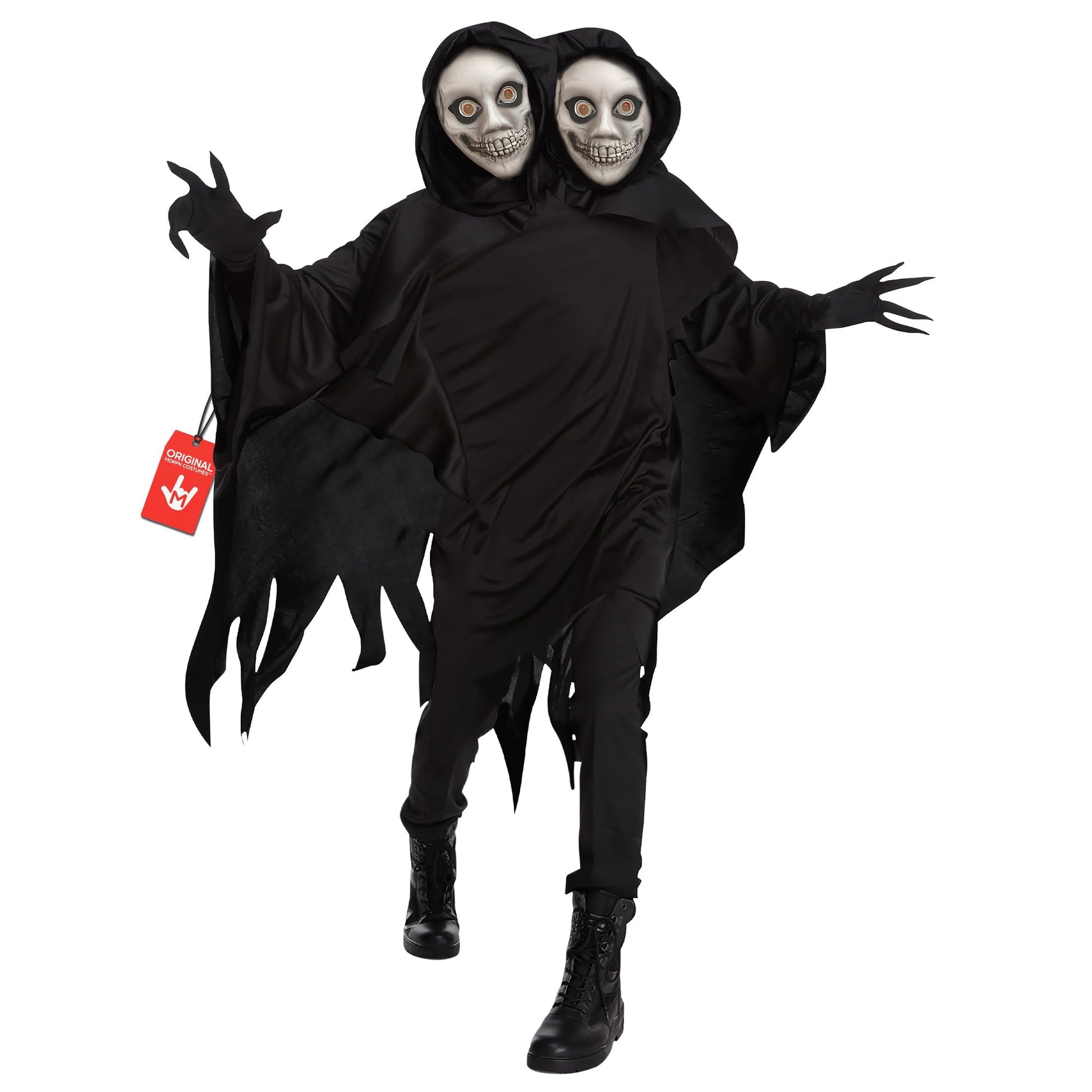 Two Headed Ghoul Costume - Ghost Halloween Costumes Adult - Grim