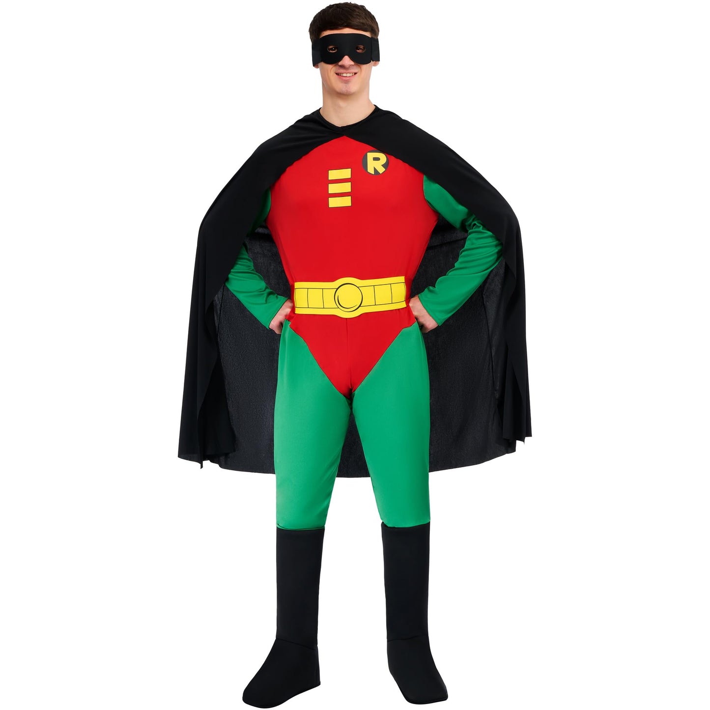 Rubie's Official Adult's Robin Classic Batman Costume-Red - Green-M