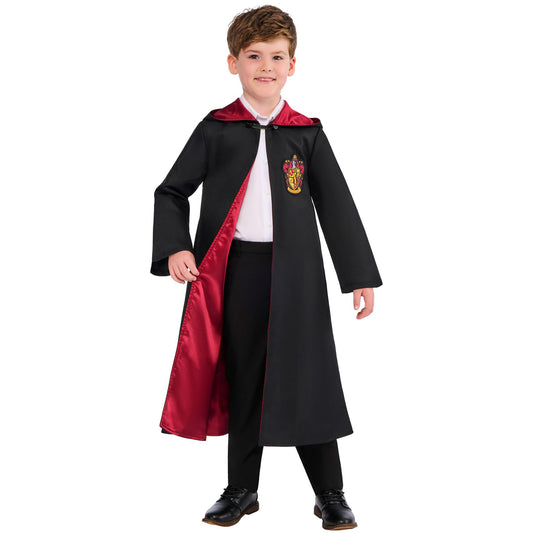Rubies Official Warner Brothers Harry Potter Deluxe Gryffindor Robe, Childrens Costume, Kids Fancy Dress, Size 5-6 Years