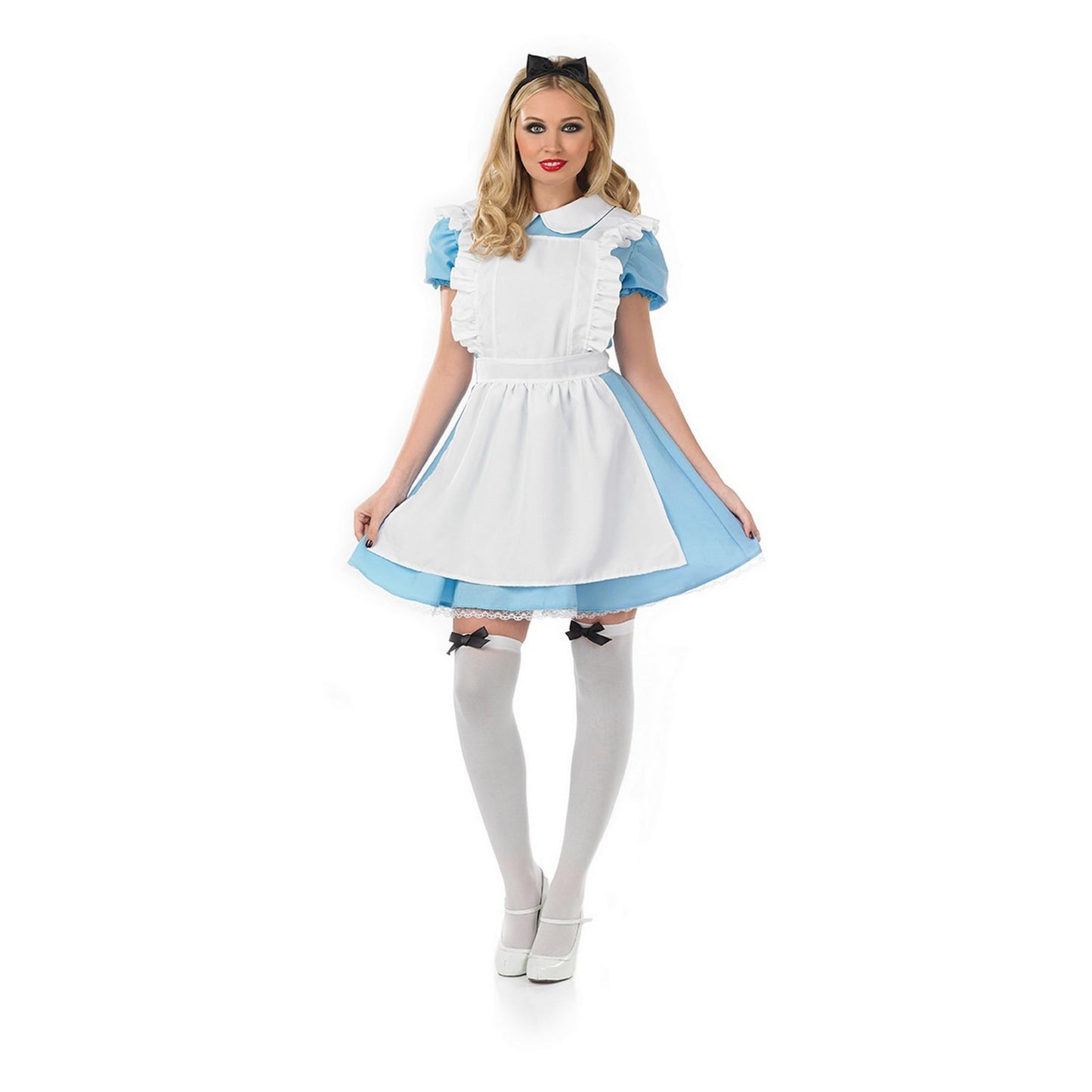 Fun Shack Alice Costume Adult Women Dress Inspired By Book Character For World Book Day Fancy Dress, Small