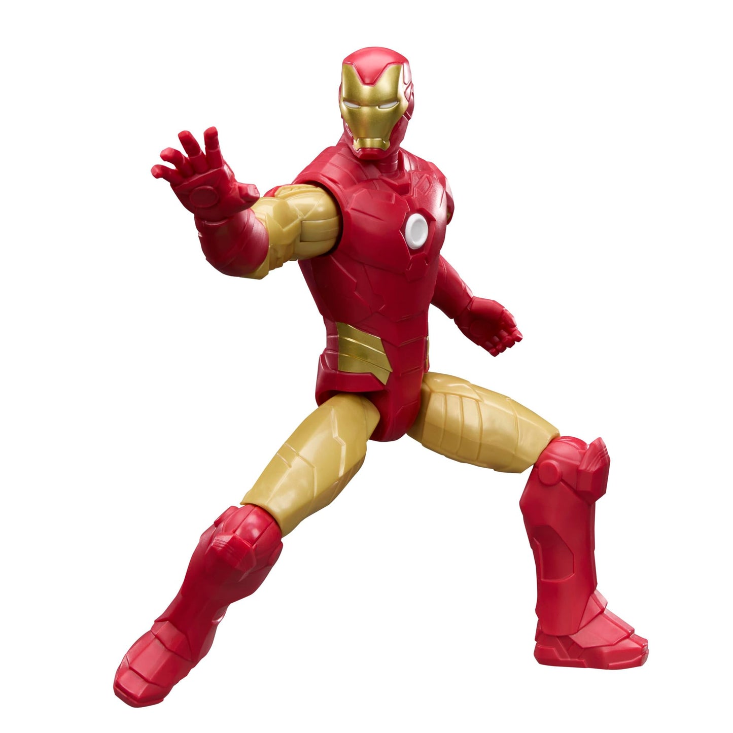 Marvel Avengers Titan Series Iron Man 29.2-cm (11.5 inch) Action Figure, Super Hero Figures & Toys for kids, Ages 4+, Red