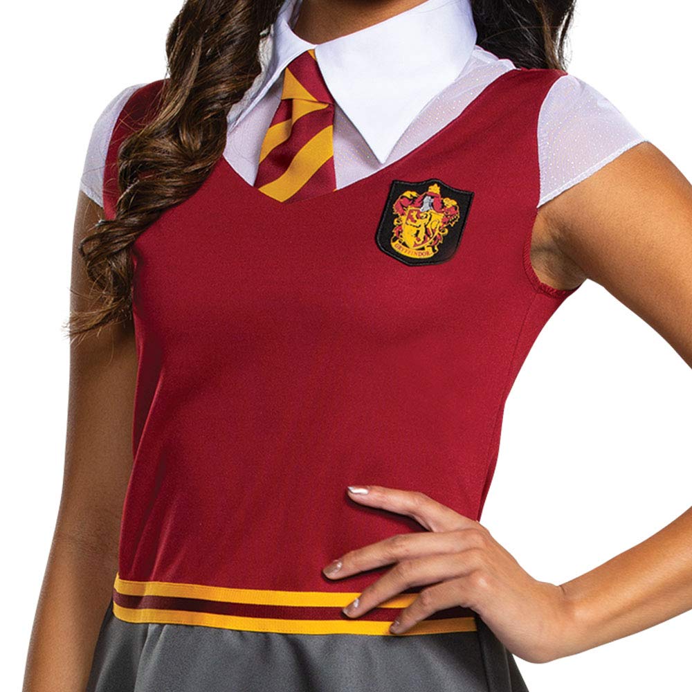 DISGUISE Harry Potter Dress for Girls, Gryffindor Costume Dress, Red & Gray, Teen Size Extra Large (14-16)