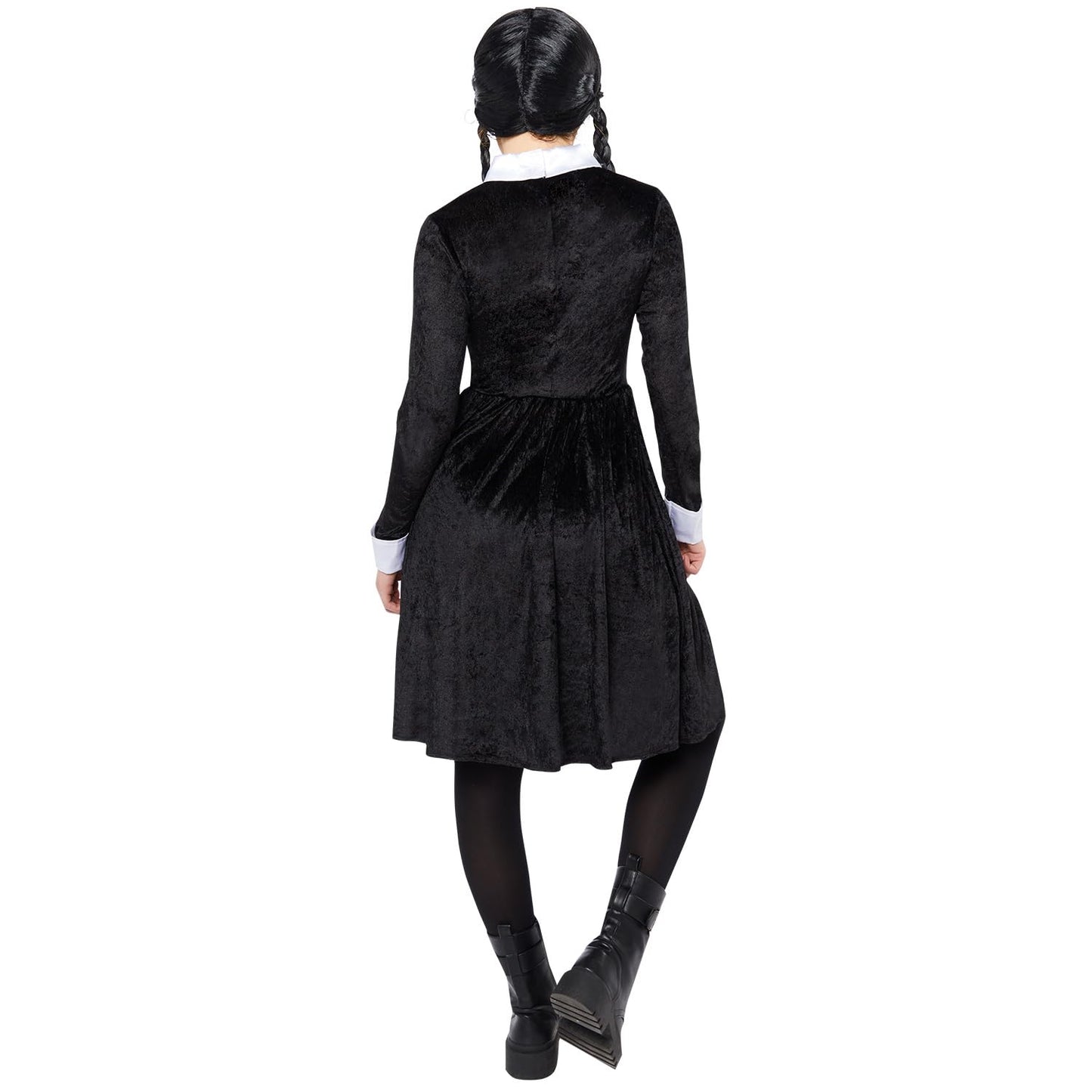 Amscan 9917664 - Women's Officially Licensed Wednesday Addams Halloween Costume Size: 6-8