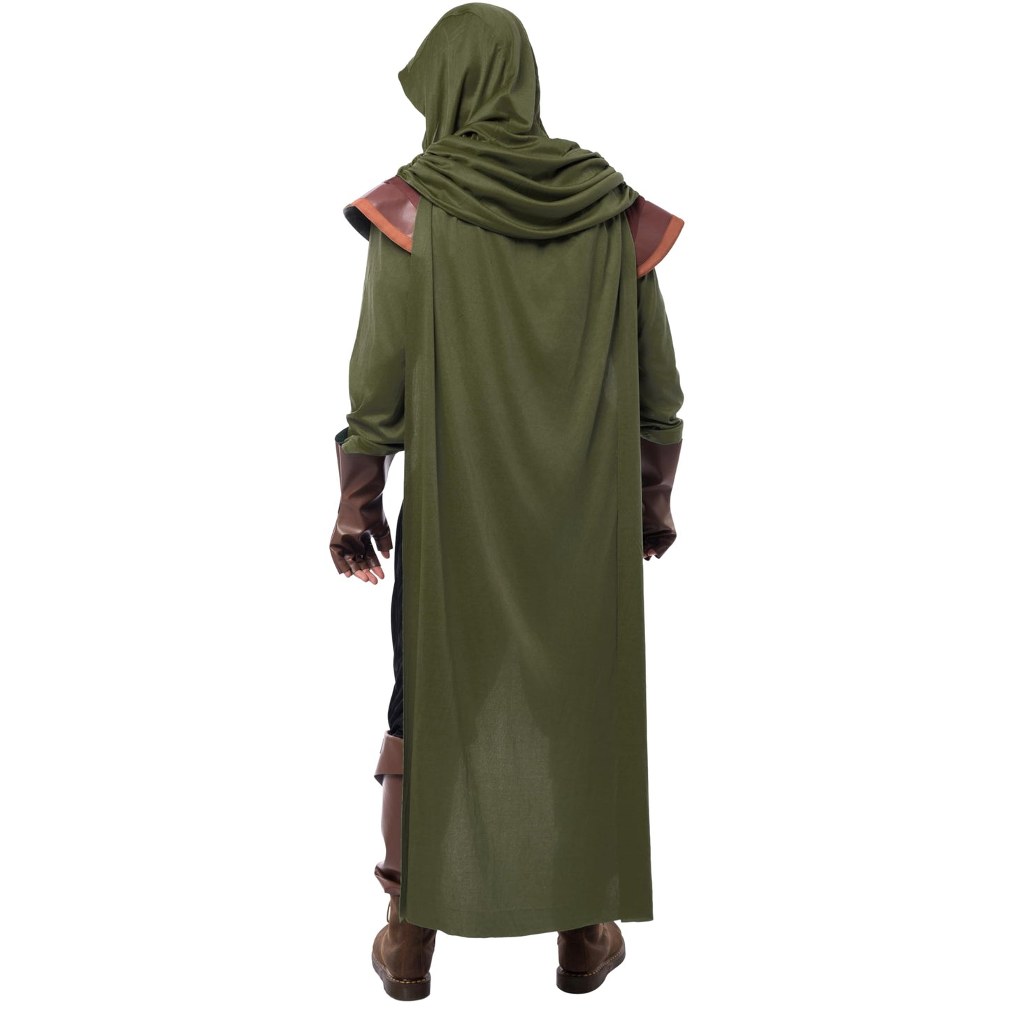 Renaissance Robin Hood Deluxe Men Costume Set Made of Leather
