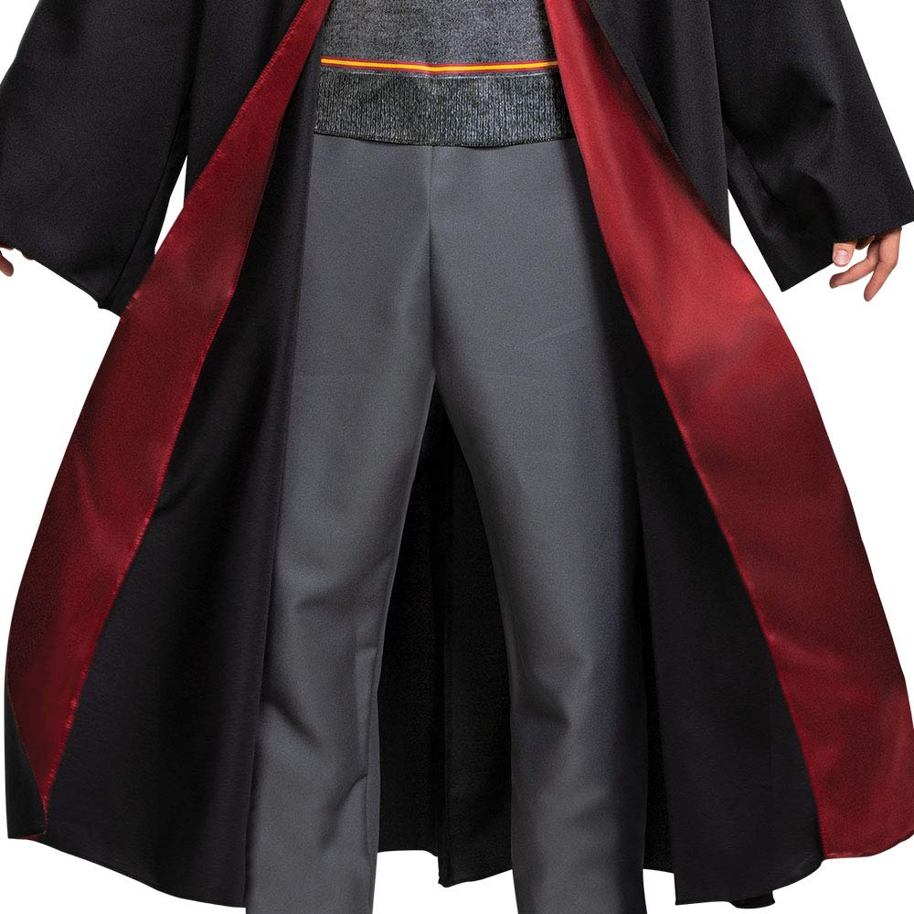 Disguise 107549D Harry Potter Deluxe Adult Sized Costumes, Black & Red, X-Large (42-46)