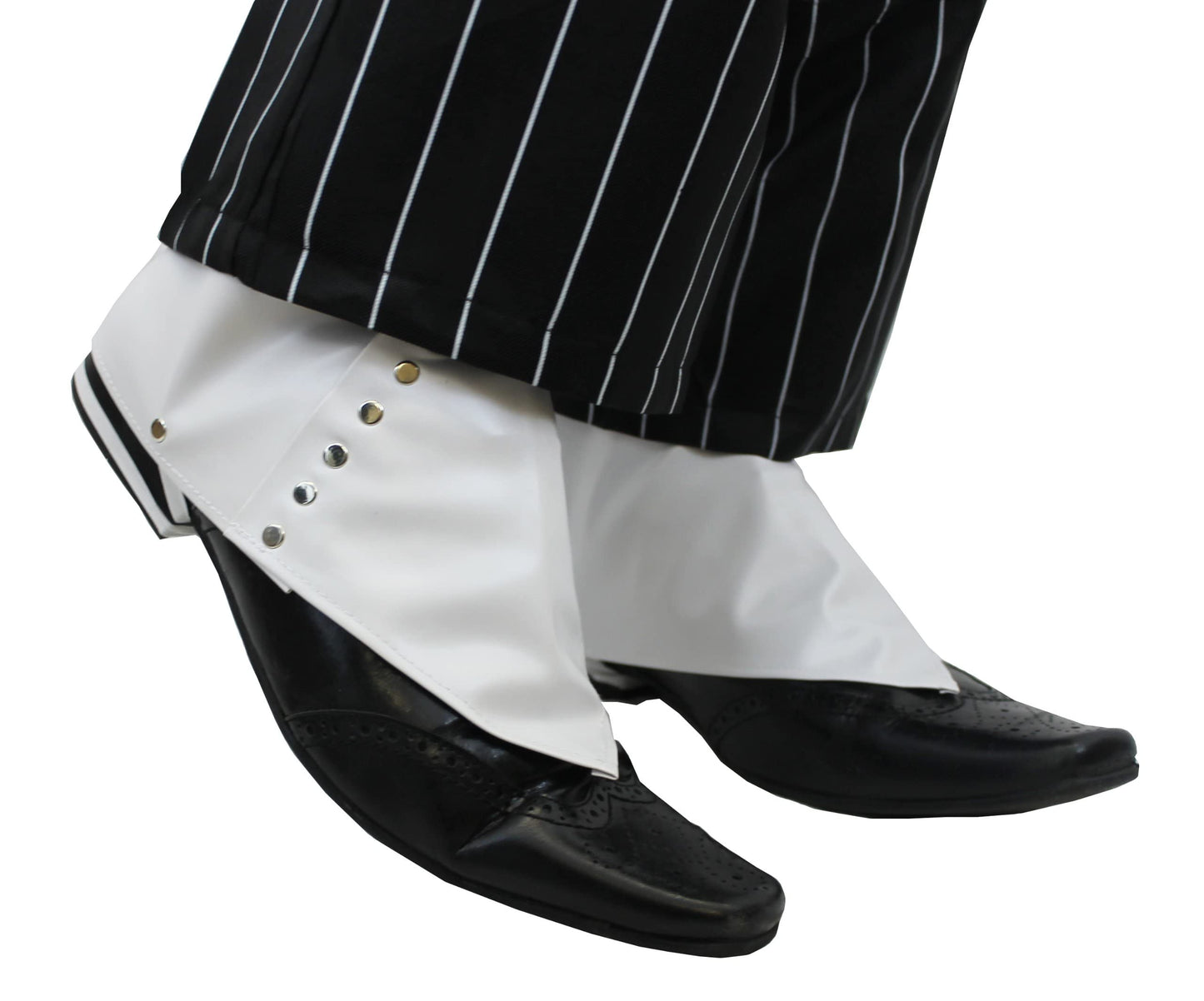 Adults Deluxe Gangster Costume - XL - Black and White Gangster