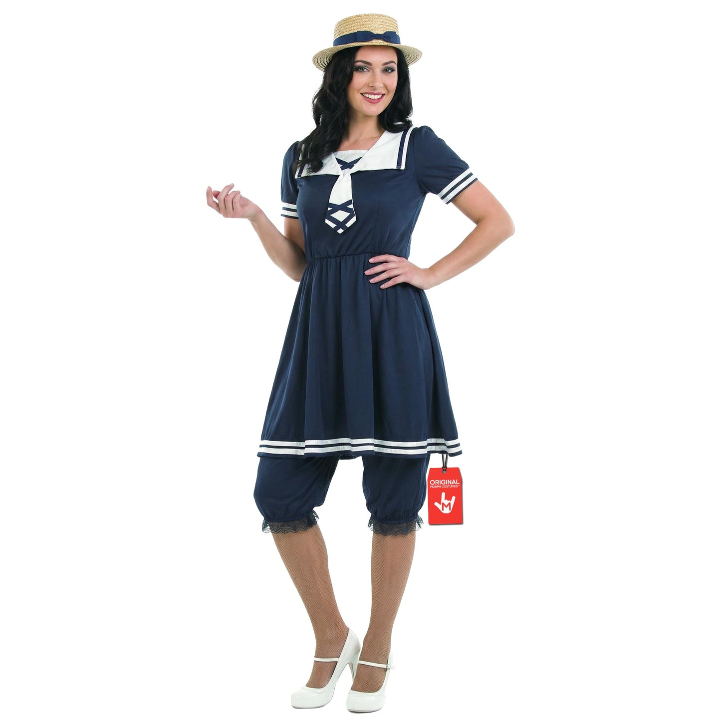 Fun Shack Victorian Dress Old Time Bathing Suit Women, Victorian Costume Women, Women's Fancy Dress Costume Small