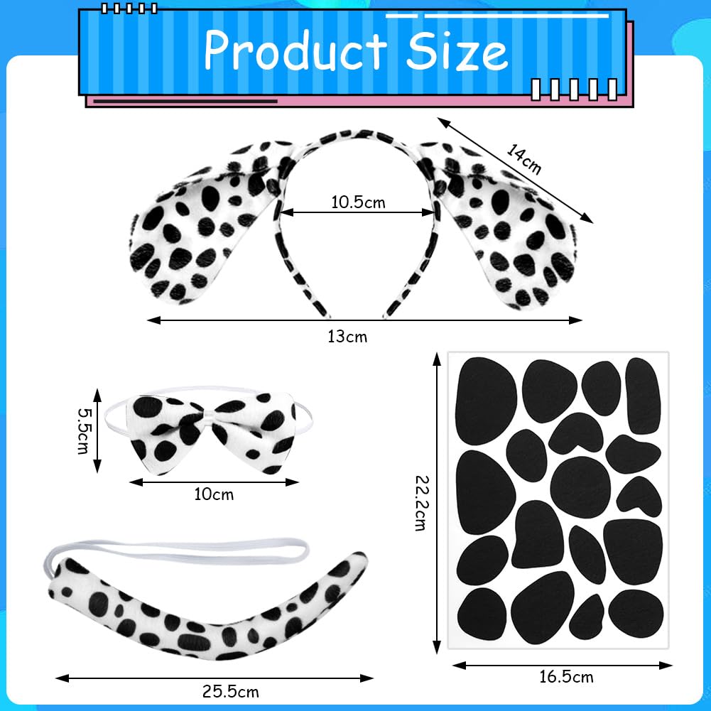 Dog Ears Costume for Kids - Animal Costume Set with Accessories