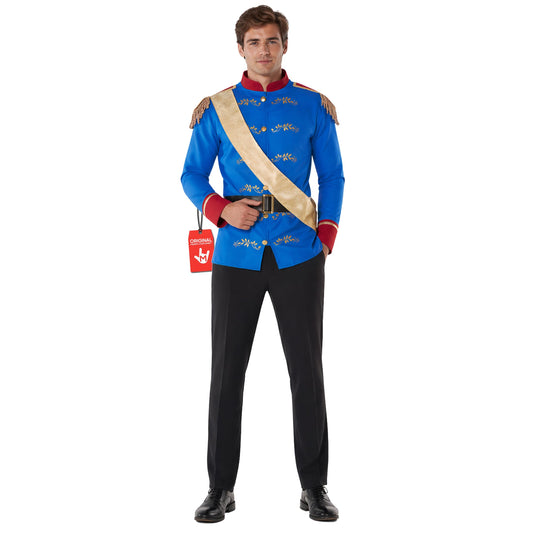 Morph Costumes Prince Charming Costume for Men - Royal Fancy Dress Adult Halloween Costume, Elegant Prince Outfit, Medium