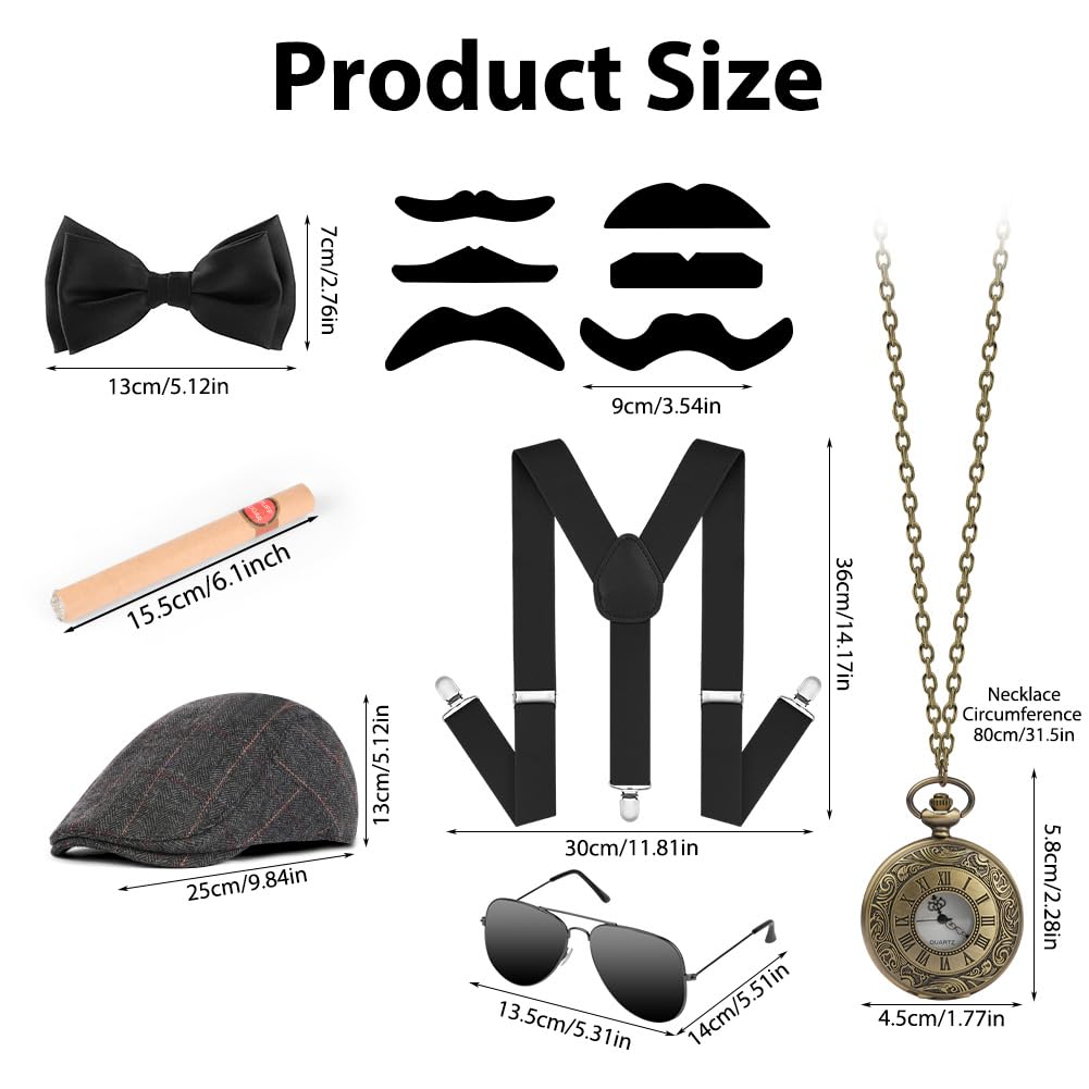 1920s Mens Costume Accessories - 1920s Fancy Dress for Men
