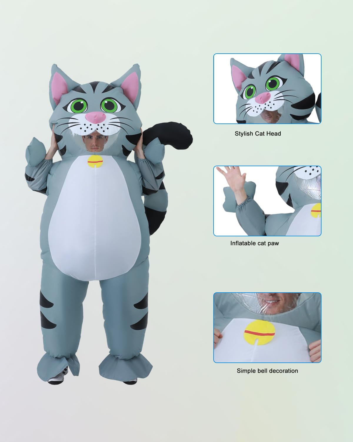 Inflatable Cat Costume - Cat Costume Adult Inflatable Costumes