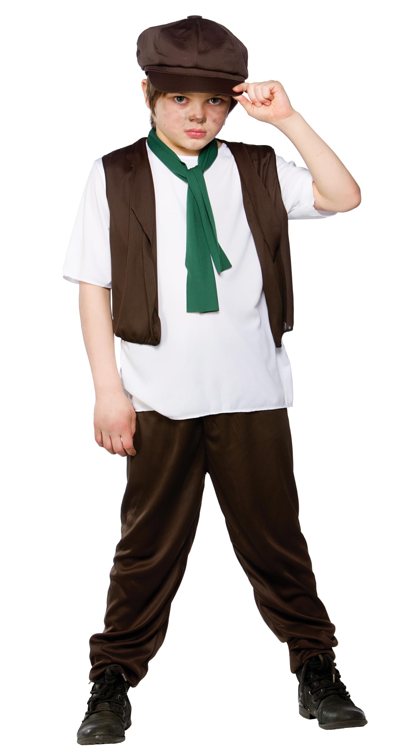 Wicked Costumes Boys Victorian Fancy Dress Costume – Historical Gentleman Outfit for World Book Day, School Plays, Dickens Events & Parties - Large (8-10 Years)