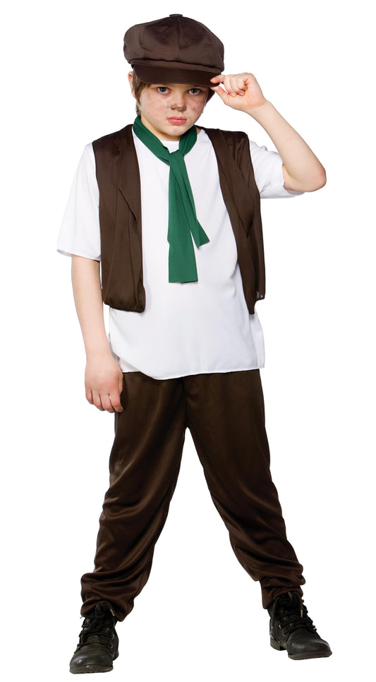 Wicked Costumes Boys Victorian Fancy Dress Costume – Historical Gentleman Outfit for World Book Day, School Plays, Dickens Events & Parties - Large (8-10 Years)