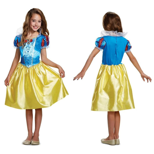 Snow White princess costume dress with headband