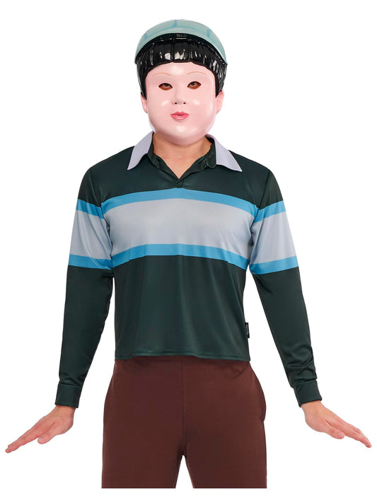 Squid Game Boy Doll Costume - Adult Fancy Dress, Size M