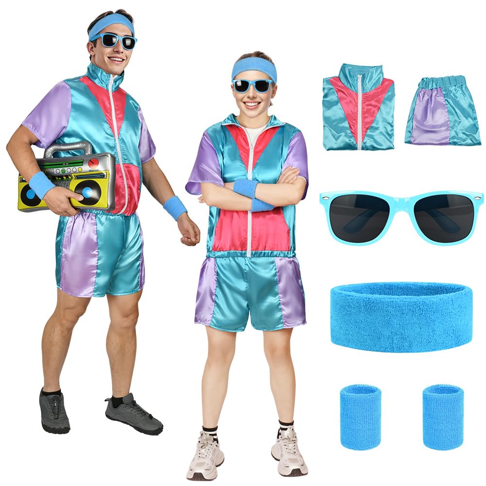 90s Hip Hop Outfit 80s Fashion Shell Suit Costume - 80s 90s Costume