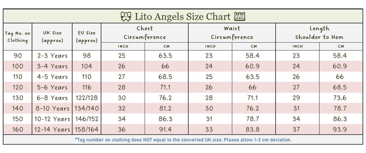 Lito Angels Wonderland Fancy Dress Up Costume Set with White Apron and Headband for World Book Day Kids Girls Age 10-12 Years, Blue (Tag Number 150)