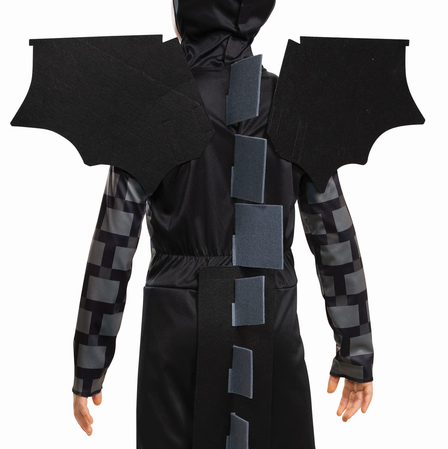 Disguise Official Ender Dragon Costume Kids Black - Fancy Dress Up