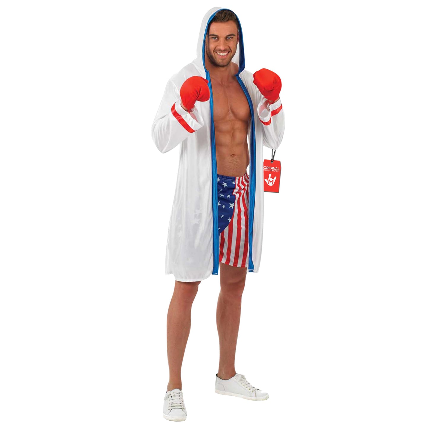 Boxing Robe Costume for Men - Boxer Halloween Costume - Boxing