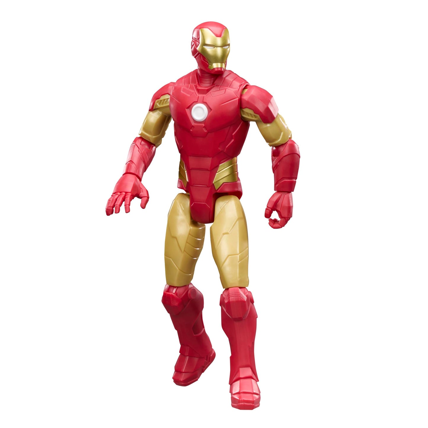 Marvel Avengers Titan Series Iron Man 29.2-cm (11.5 inch) Action Figure, Super Hero Figures & Toys for kids, Ages 4+, Red