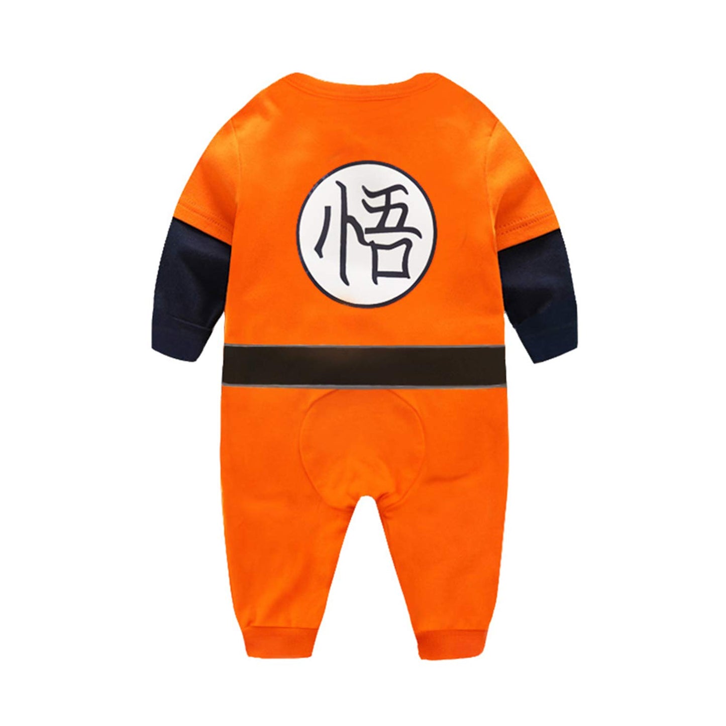 Sxkayxr Cartoon Newborn Baby Boys Girls Romper Goku-Inspired Infant Outfit Jumpsuit Clothes