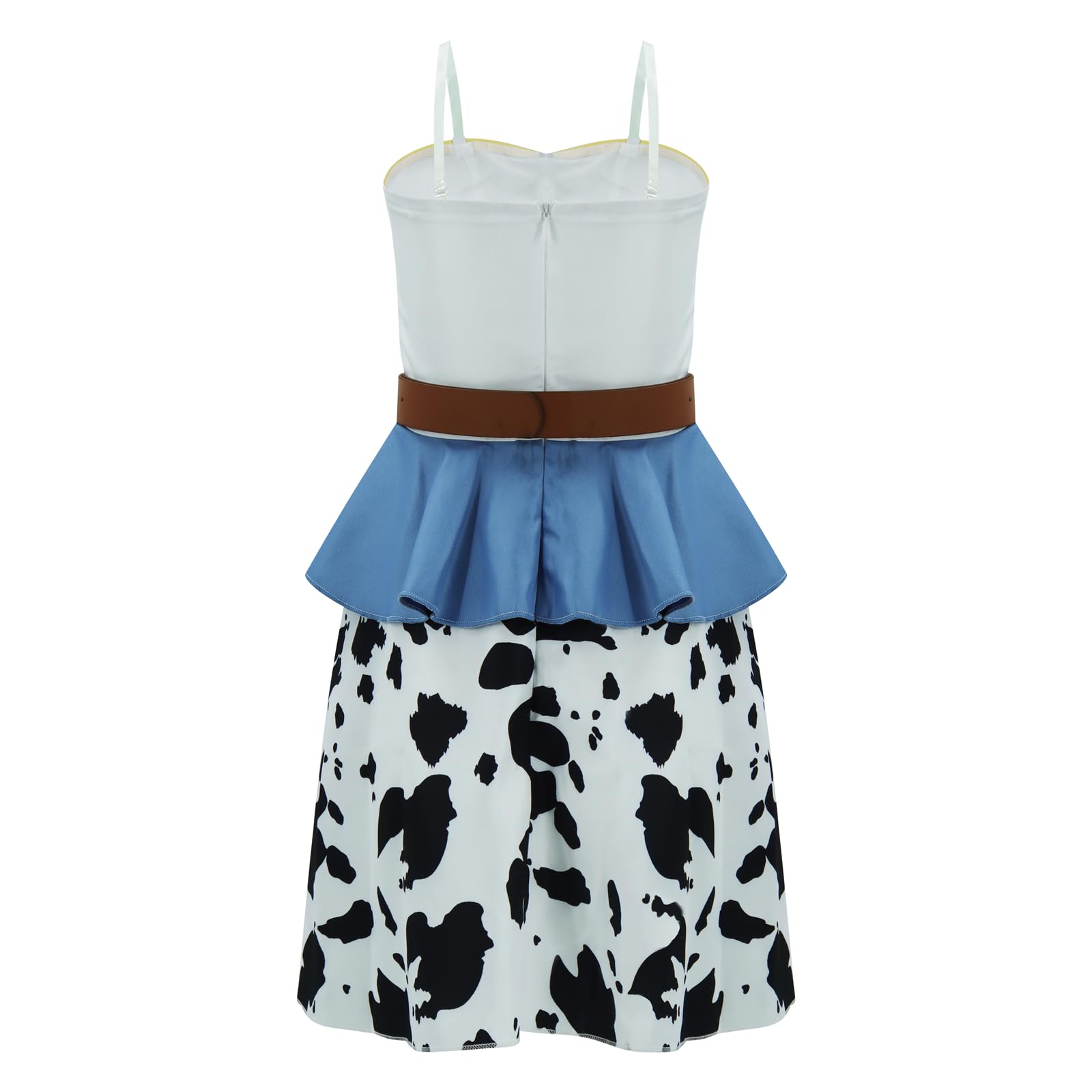 Adult Jessie Costume Dress Women Woody Costume Sleeveless Cowgirl (image 7)