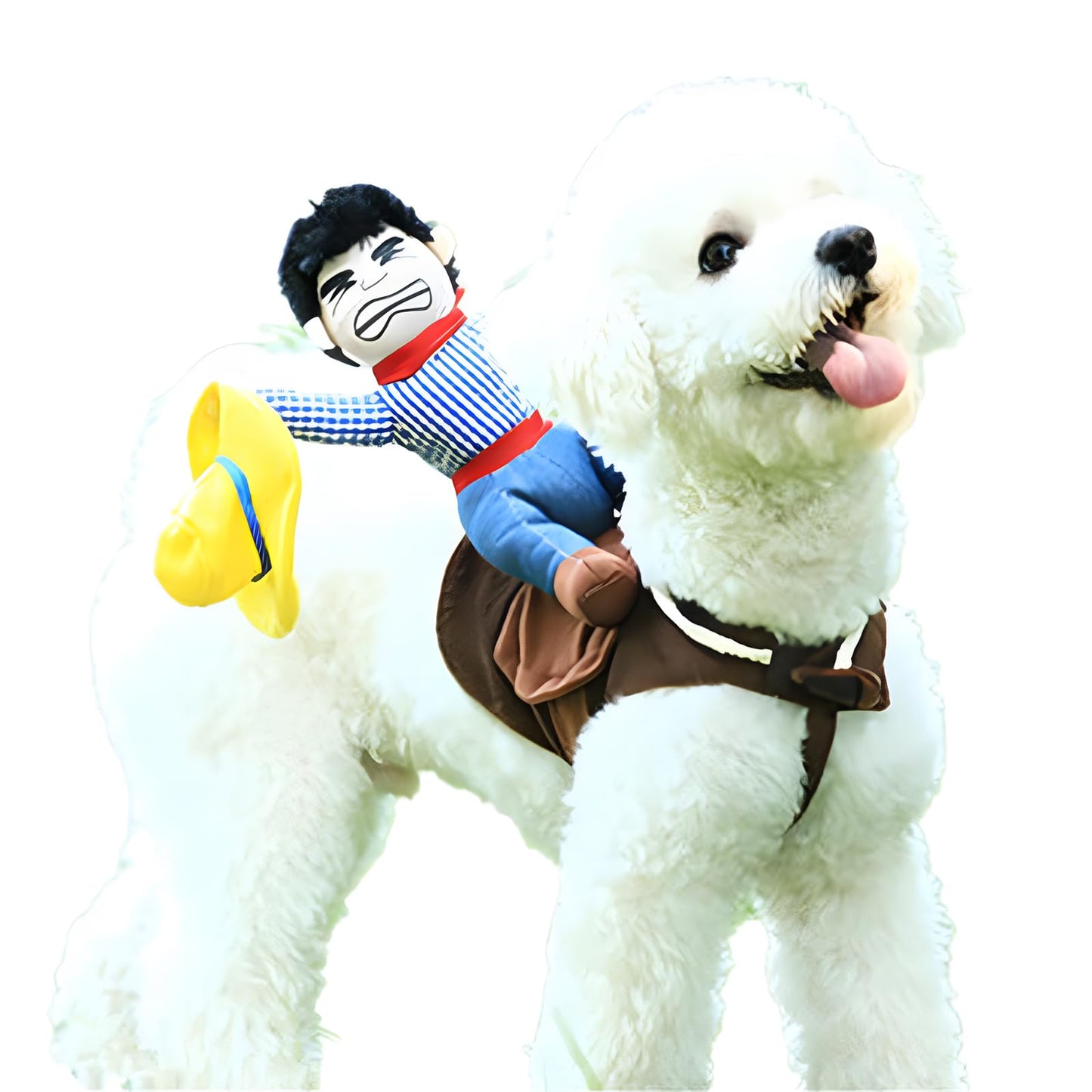 Dog Costumes Pet Costume Pet Halloween Suit Cowboy Rider Style Dogs