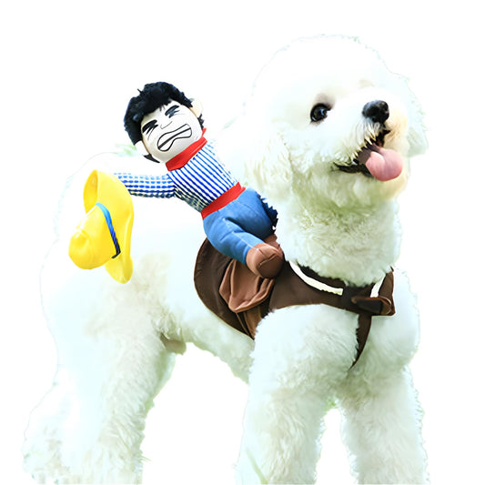 Dog Costumes Pet Costume Pet Suit Cowboy Rider Style