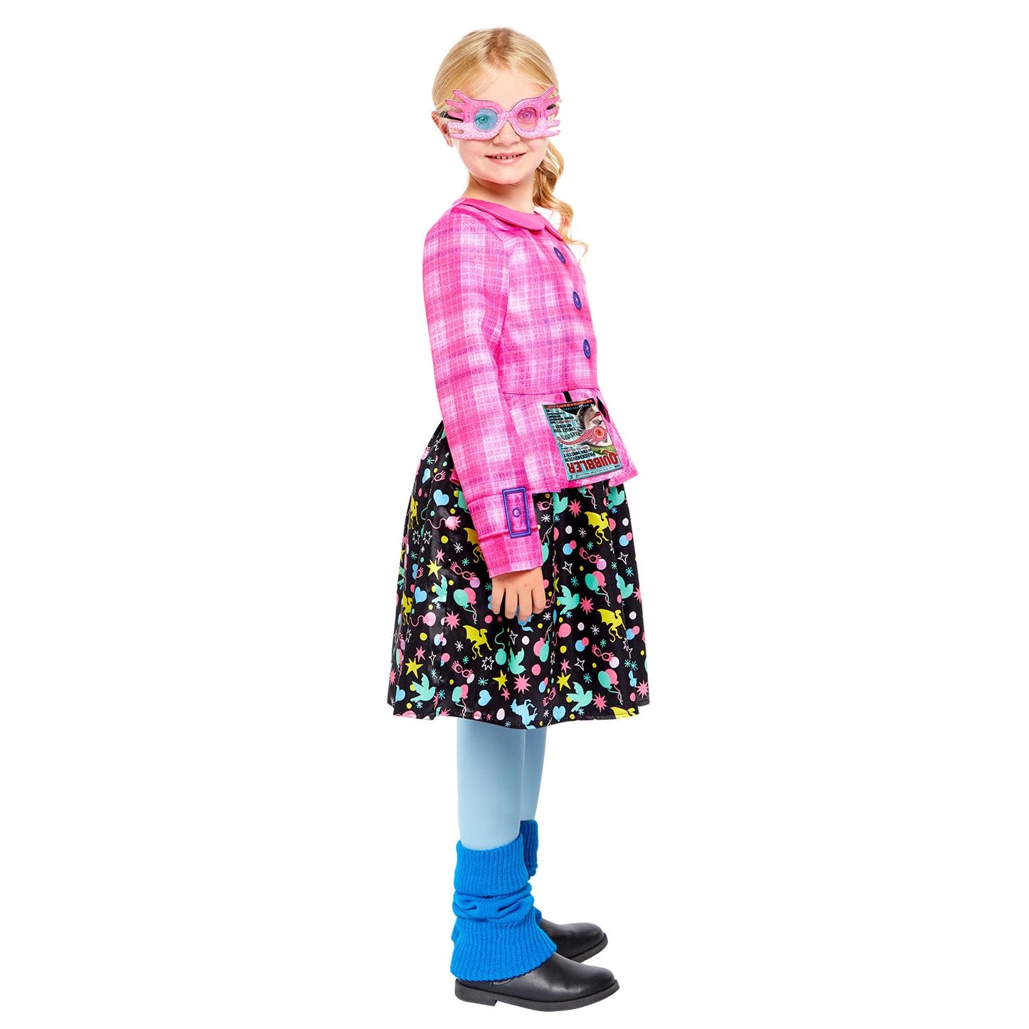 amscan 9918538 - Girls Officially Licensed Harry Potter Luna Lovegood Kids Fancy Dress Costume Age: 10-12yrs