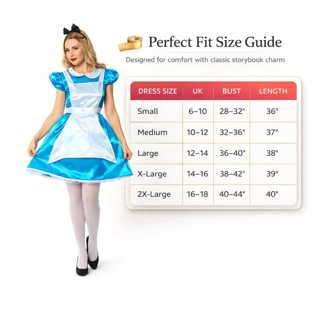 SoWest Storybook Princess Fancy Dress Costume for Girls – Elegant Dress with Underskirt and Matching Headband | Small to XX-Large Sizes for Themed Parties, Cosplay, Halloween - L