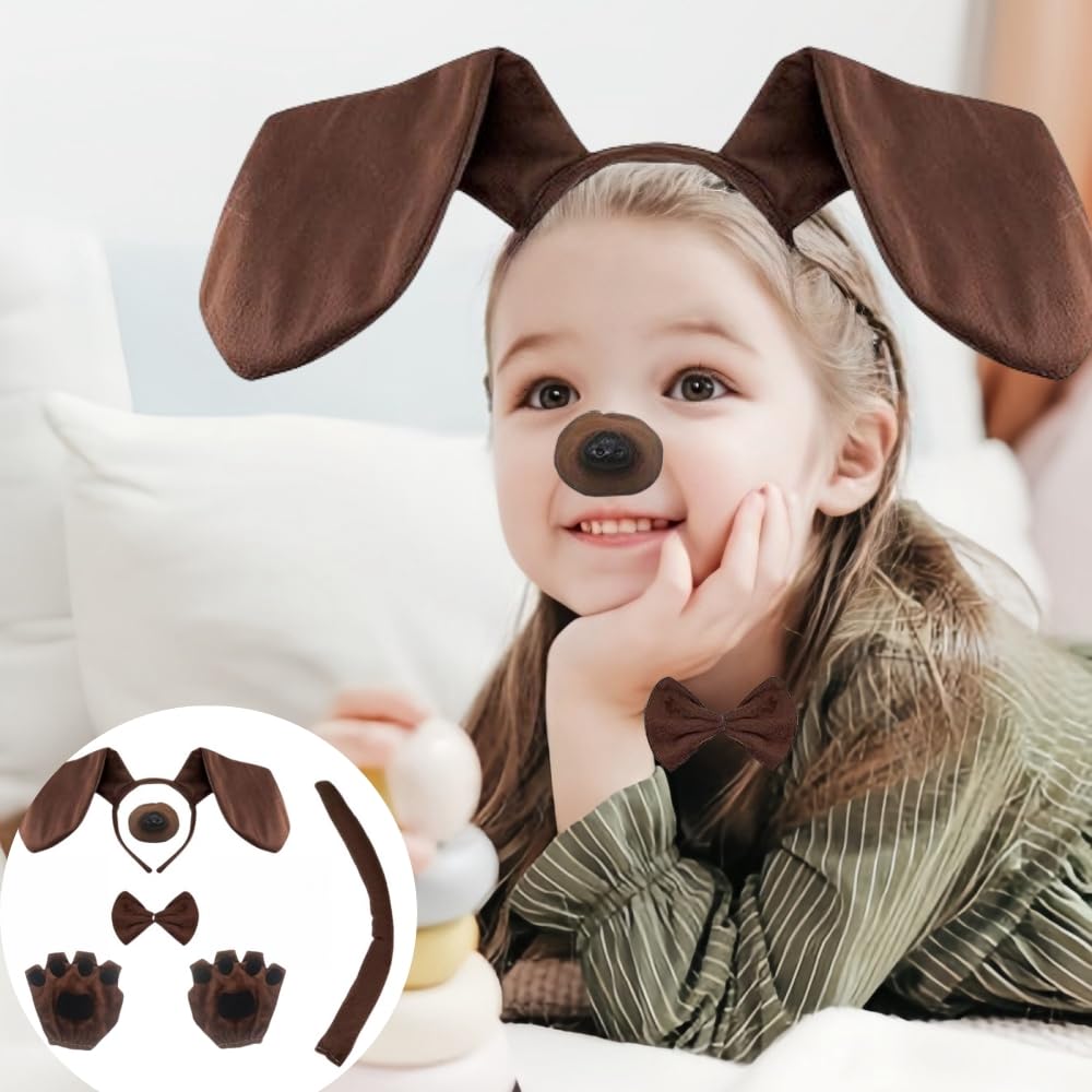 Puppy Dog Costume Set - Dachshund Dog Set Include Puppy Ears