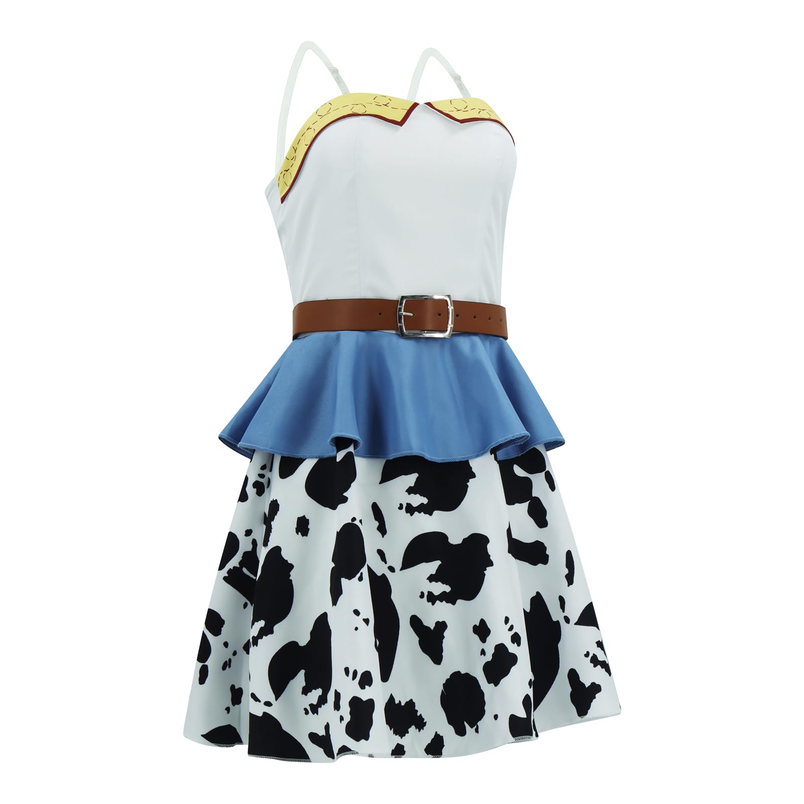 Adult Jessie Costume Dress Women Woody Costume Sleeveless Cowgirl (image 6)