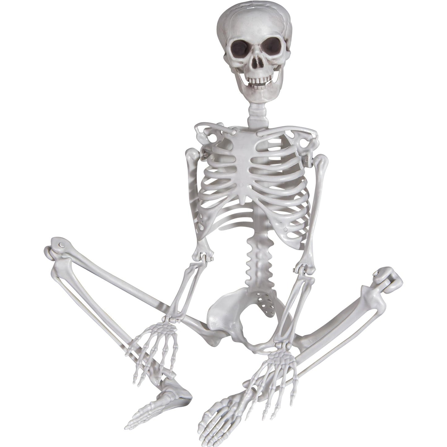 SIFOEL 90cm Halloween Skeleton Full Body Skeleton with Movable Joints for Halloween Party Home Garden House Patio Decorations (1pc)