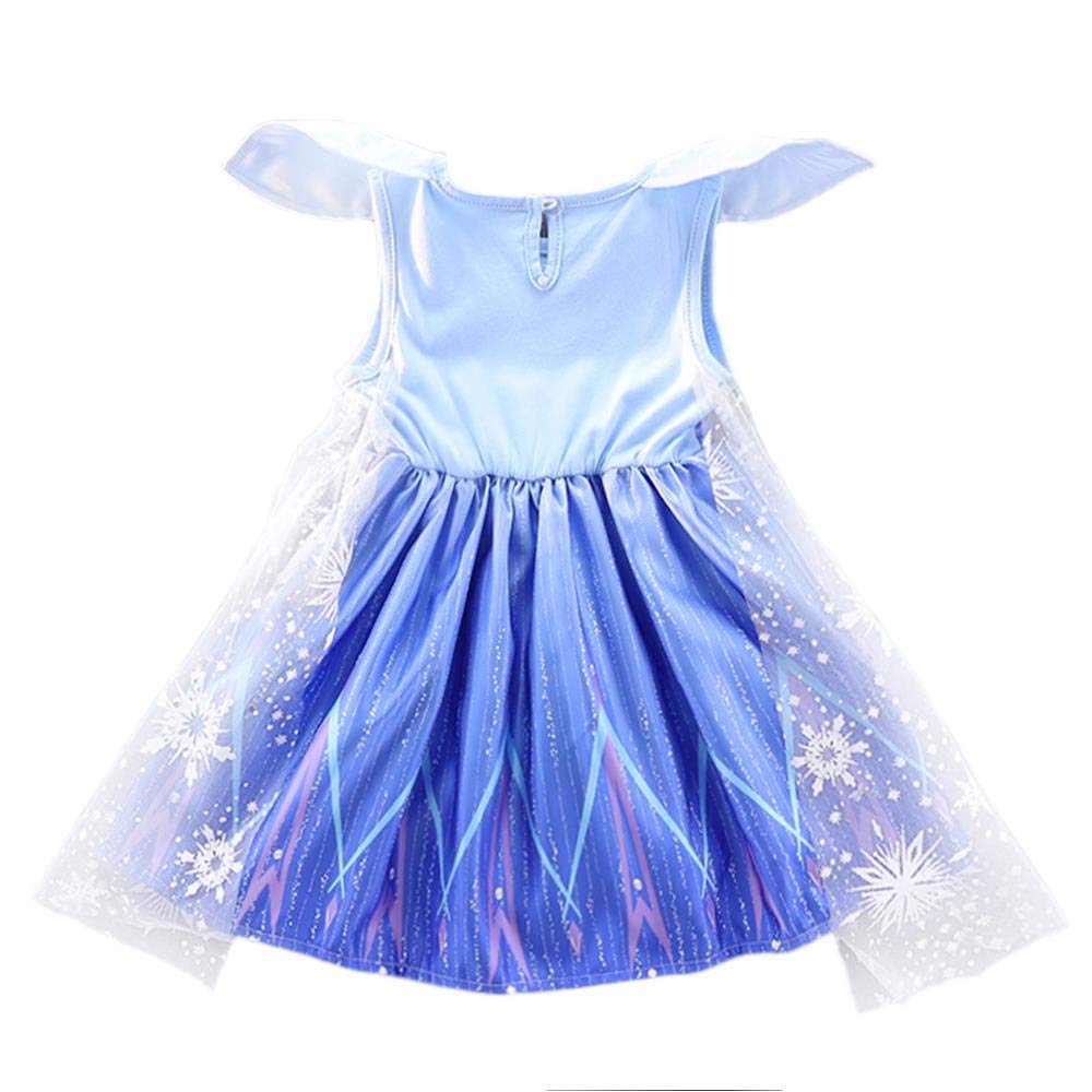 Lito Angels Girls Snow Queen Princess Costume, Blue, Age 2-3 Years