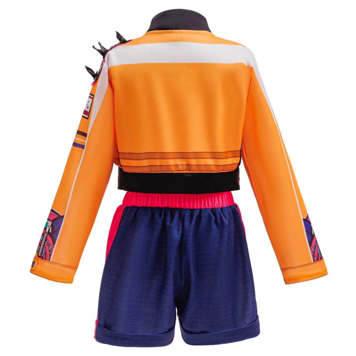 Tangsenyu Kids Rumi Costume for Girls Halloween Outfit Include Jacket T-shirt and Shorts