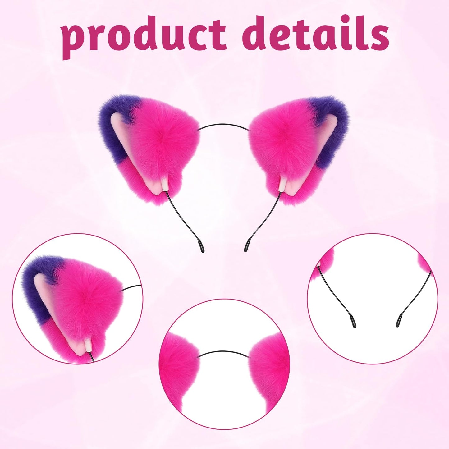 Cheshire Cat Costume - Pink and Purple Striped Top Cheshire Cat (image 3)