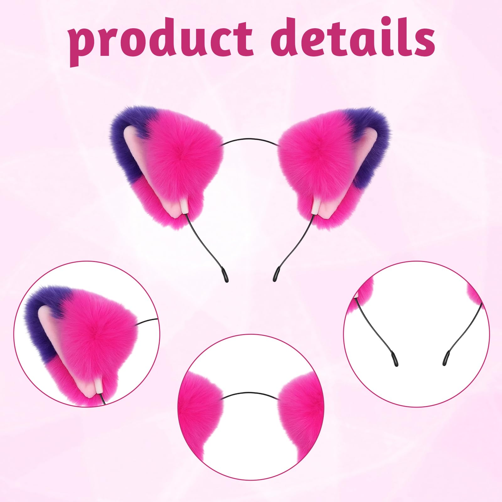 Cheshire Cat Costume - Pink and Purple Striped Top Cheshire Cat (image 3)