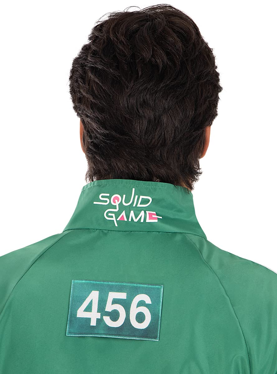 Funidelia | Squid Game nº 456 Tracksu for men and women Netflix, Squid Game - Costume for adults accessory fancy dress & props for Halloween, carnival & parties - Size S - M - Green