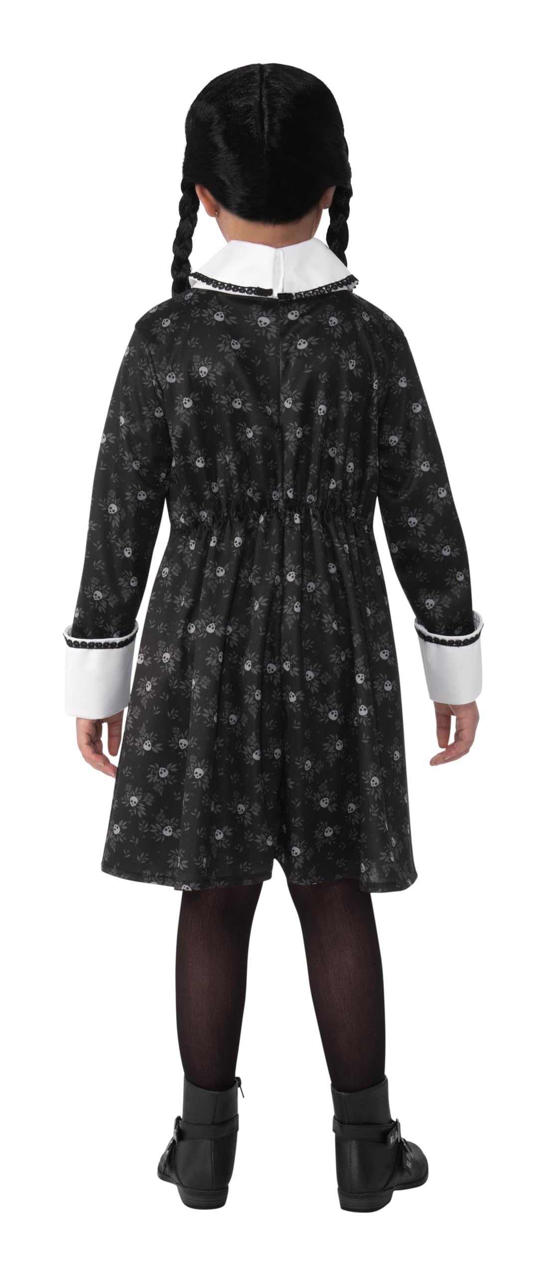 Rubies 702624M000 Family Wednesday Addams Child Costume Fancy Dress, Girls, Multi, 5-7 Years Halloween