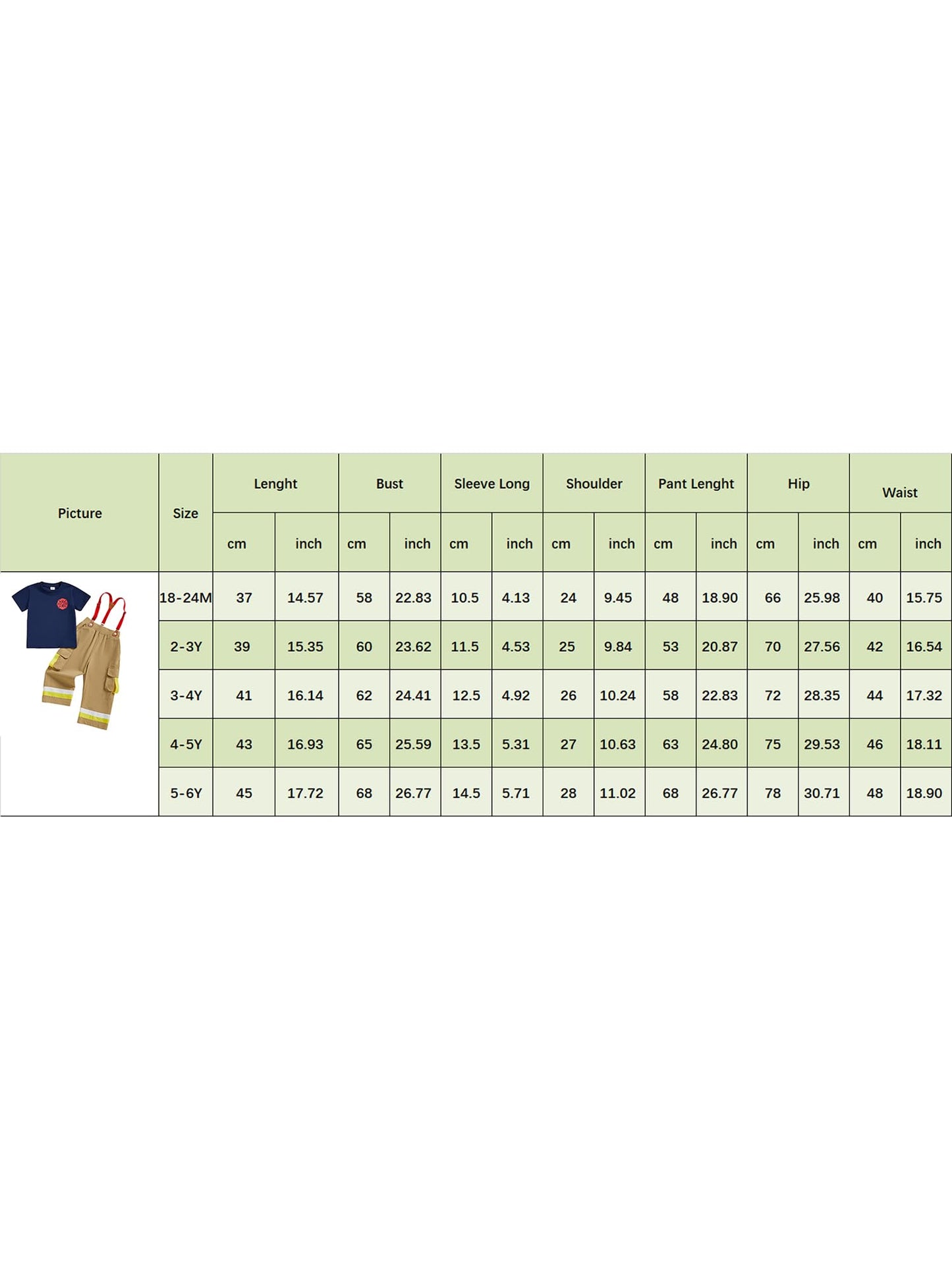 FeMereina Kids Firefighter Outfit For Boys Girls Fire Fighter Themed Halloween Cosplay Outfit Toddler Fireman Clothes (Blue, 4-5T)