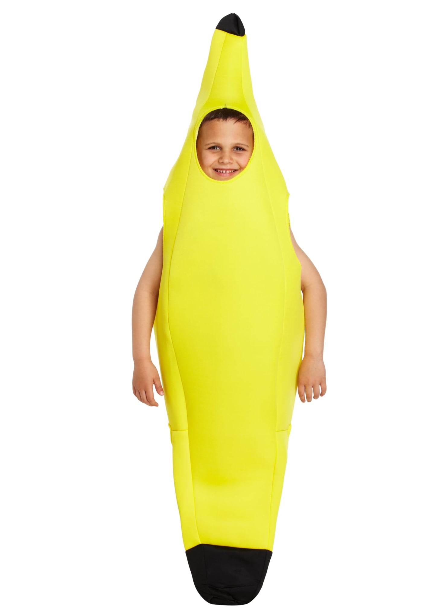 HENBRANDT Children’s Banana Costume for Kids Fancy Dress Outfit Fruit Costumes Banana Suit Size Large Ages 10-12 Funny Halloween Fancy Dress for Boys and Girls