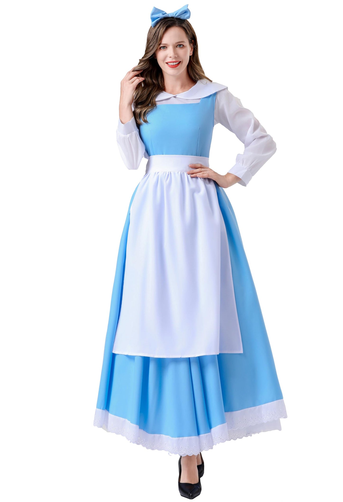 Beast Costume Beauty Belle Cosplay Costume Princess Dress Dan (image 2)